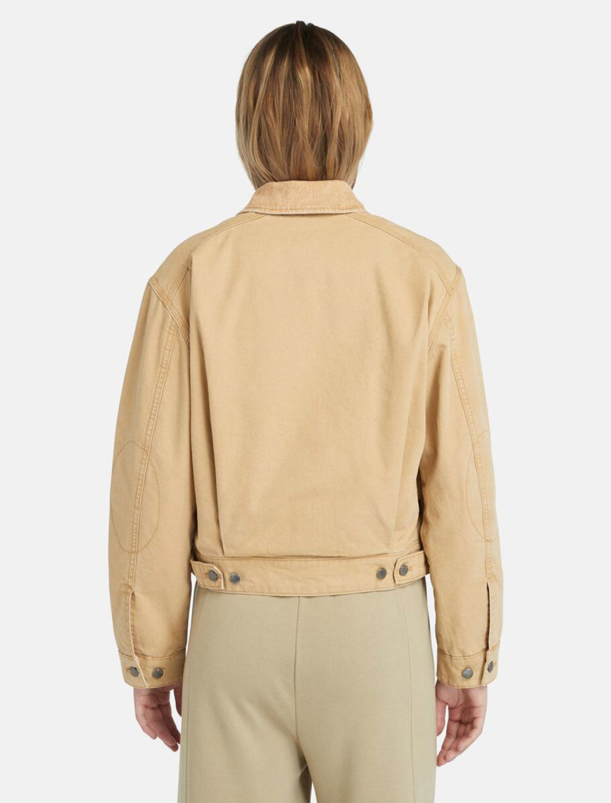Timberland Strafford Yıkanmış Kanvas Kadın Bej Ceket Timberland Strafford Yıkanmış Kanvas Kadın Bej Ceket