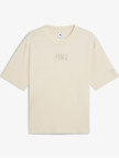 Puma Essentials Graphic Boxy Unisex Krem T-Shirt Puma Essentials Graphic Boxy Unisex Krem T-Shirt
