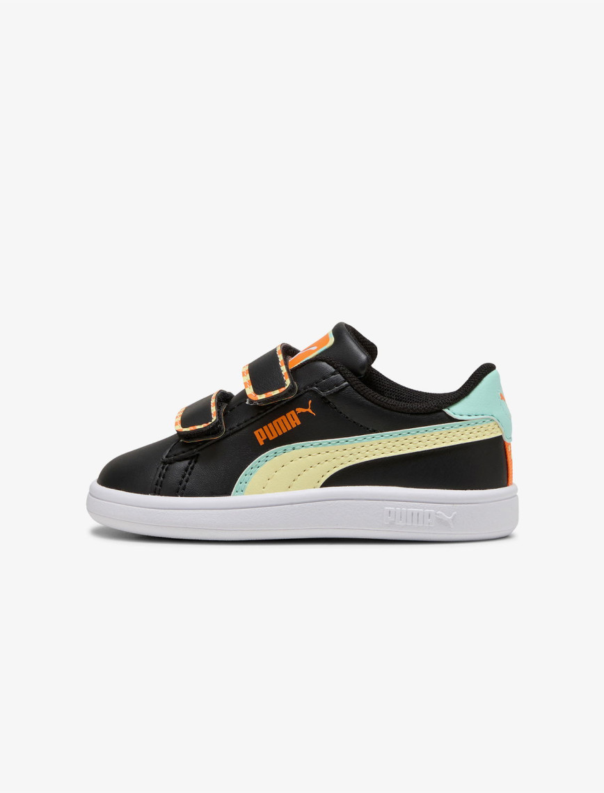 Puma Smash 3.0 Playdate Bebek Siyah Spor Ayakkabı