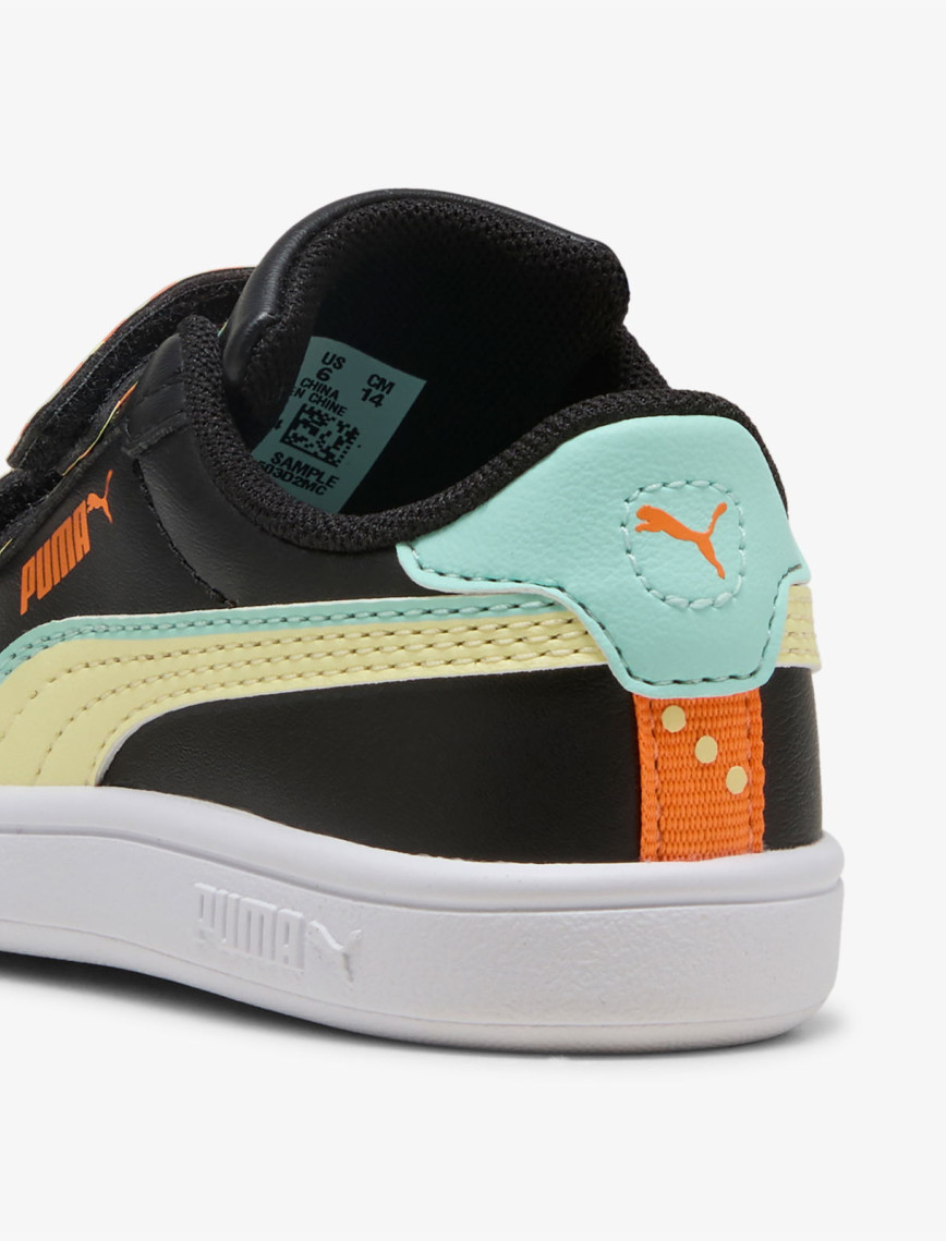 Puma Smash 3.0 Playdate Bebek Siyah Spor Ayakkabı