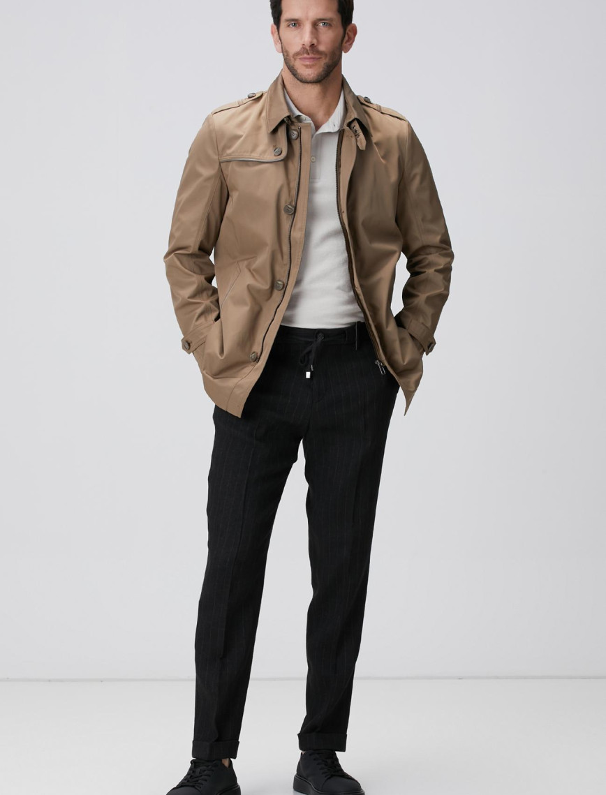 Network Erkek Siyah Keten Karışımlı Jogger Pantolon Network Erkek Siyah Keten Karışımlı Jogger Pantolon