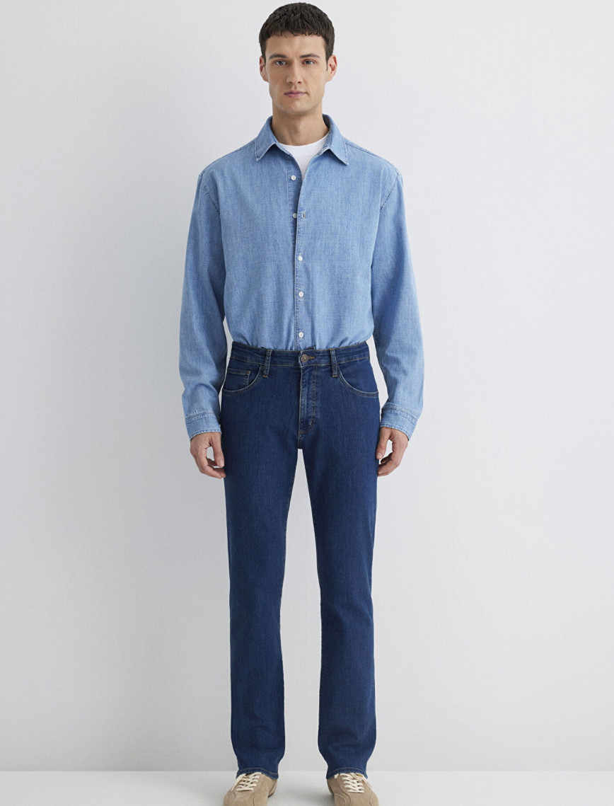 Mavi 177 Casual Koyu Mavi Comfort Jean Pantolon 0017732662 Mavi 177 Casual Koyu Mavi Comfort Jean Pantolon 0017732662