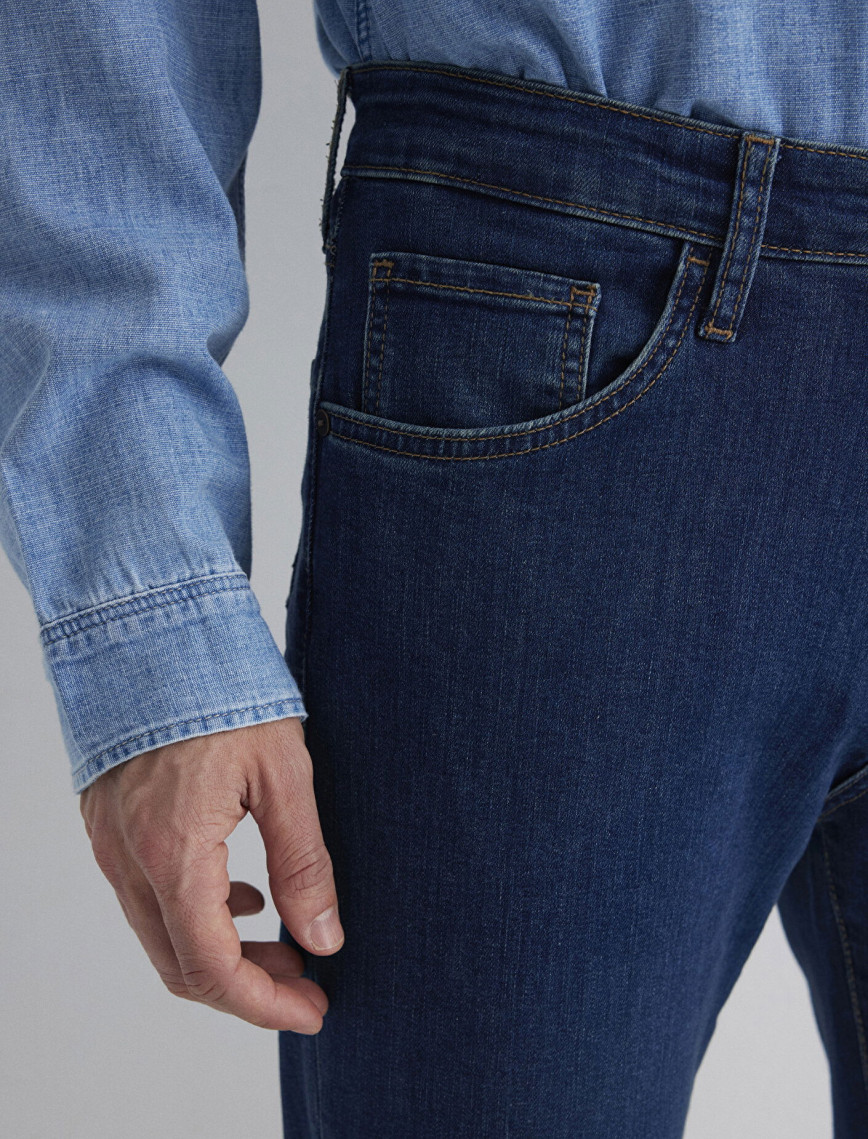 Mavi 177 Casual Koyu Mavi Comfort Jean Pantolon 0017732662 Mavi 177 Casual Koyu Mavi Comfort Jean Pantolon 0017732662