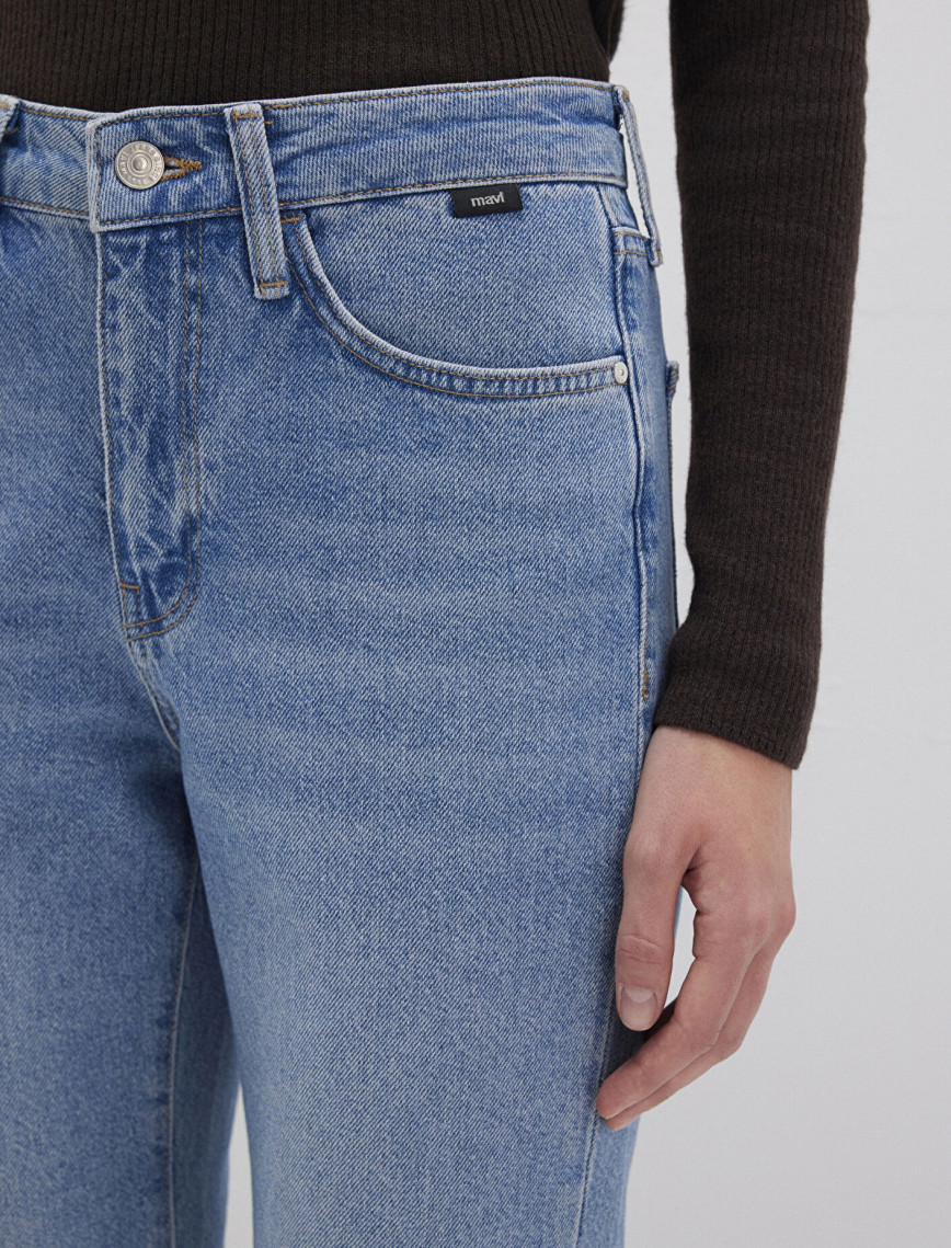 Mavi Bliss Real Blue Gölgeli Indigo Mavisi Jean Pantolon 101437-80890