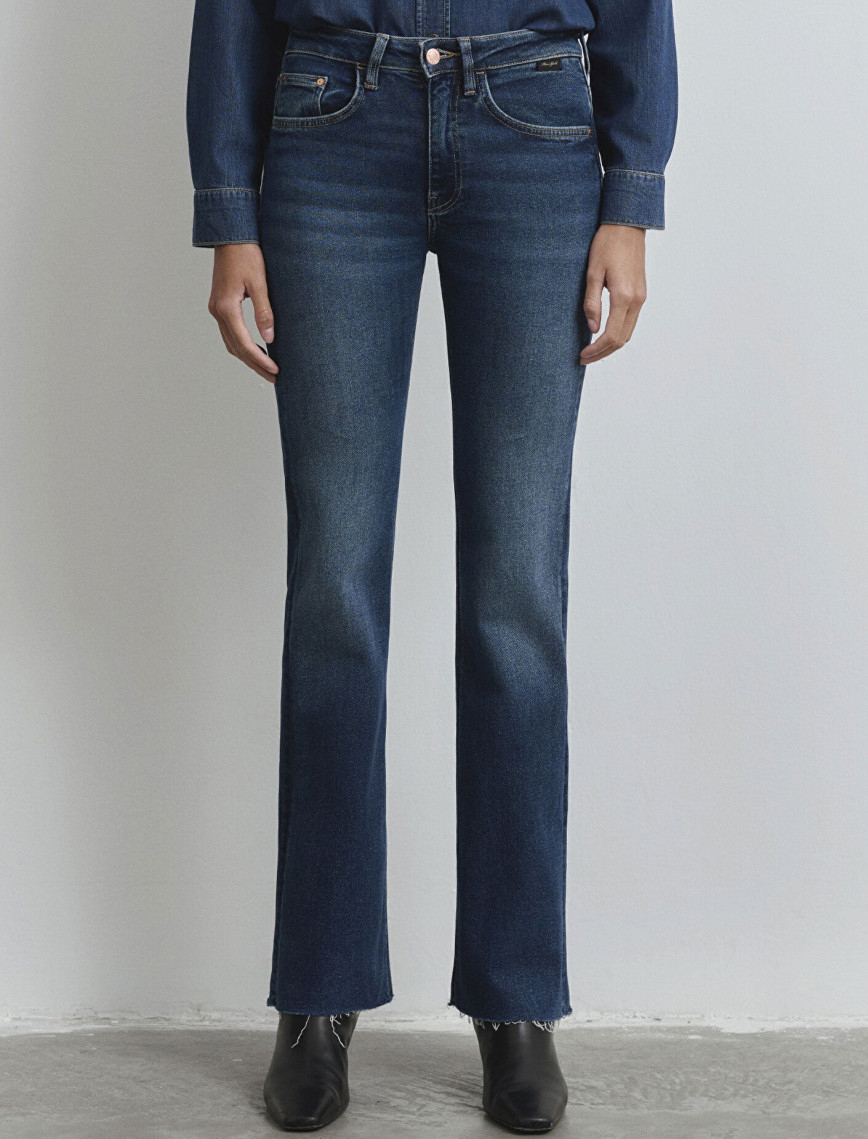 Mavi Maria Gold Denim Koyu Mavi Jean Pantolon 101225-80680