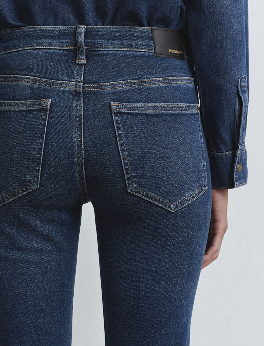 Mavi Maria Gold Denim Koyu Mavi Jean Pantolon 101225-80680