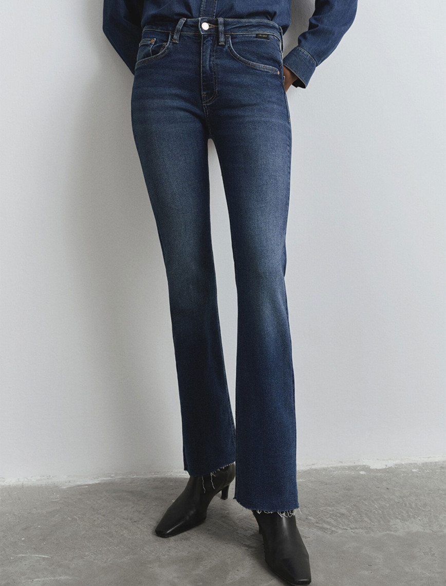 Mavi Maria Gold Denim Koyu Mavi Jean Pantolon 101225-80680