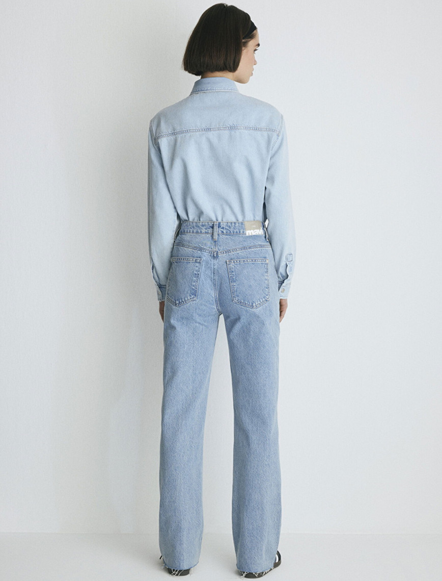 Mavi Victoria Real Blue Gölgeli Açık Mavi Jean Pantolon 101072-34111 Mavi Victoria Real Blue Gölgeli Açık Mavi Jean Pantolon 101072-34111