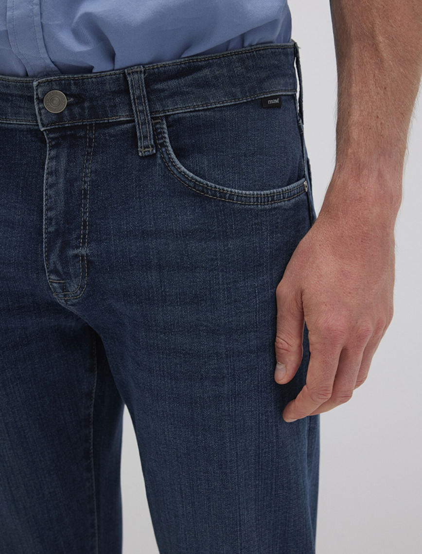Mavi Martin Mavi Premium Puslu Koyu Mavi Jean Pantolon 0037885202