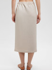 Mavi Keten Karışımlı Bej Viskoz Etek 1310521-70136 Mavi Keten Karışımlı Bej Viskoz Etek 1310521-70136