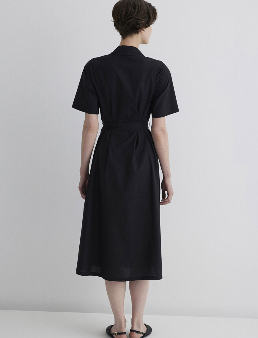 Mavi Siyah Midi Elbise 1310508-900 Mavi Siyah Midi Elbise 1310508-900