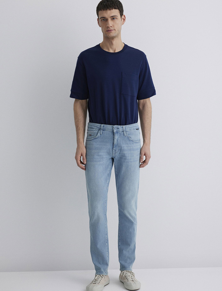 Mavi Jake Premium Blue Puslu Açık Mavi Jean Pantolon 0042287127