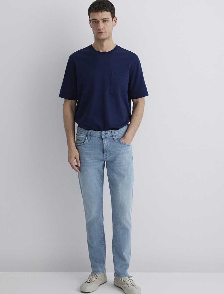 Mavi Jake Premium Blue Puslu Açık Mavi Jean Pantolon 0042287127