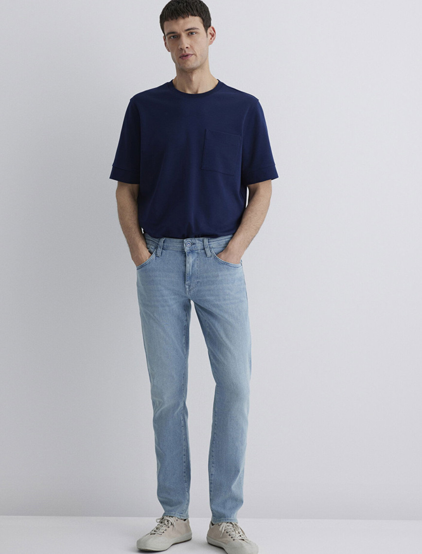 Mavi Jake Premium Blue Puslu Açık Mavi Jean Pantolon 0042287127