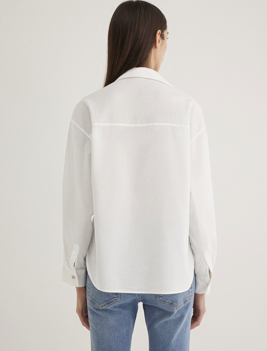 Mavi Ekru Gömlek Regular Fit / Normal Kesim 1210985-70057 Mavi Ekru Gömlek Regular Fit / Normal Kesim 1210985-70057