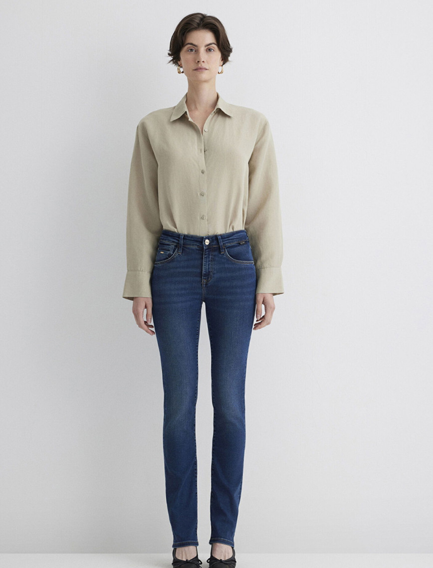 Mavi Mona Gold Klasik Vintage Koyu Mavi Jean Pantolon 1049787784 Mavi Mona Gold Klasik Vintage Koyu Mavi Jean Pantolon 1049787784