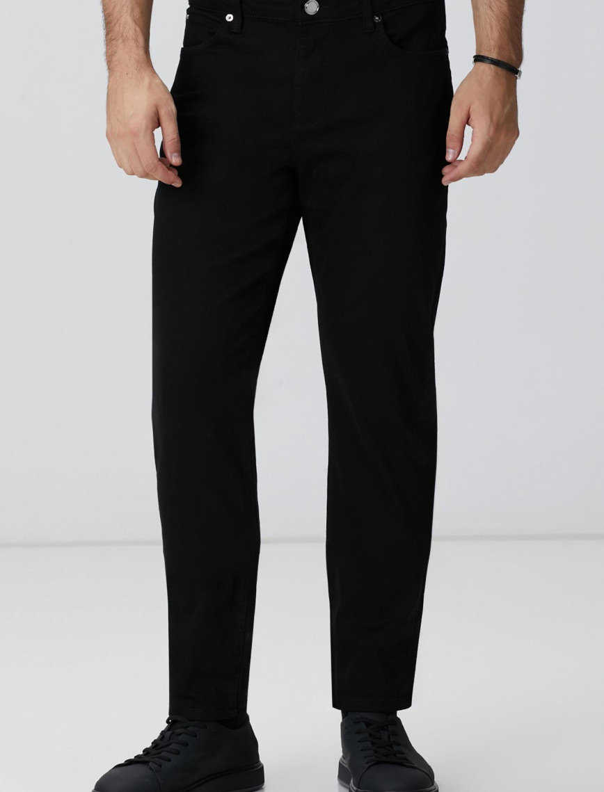 Network Erkek Siyah Casual Pantolon Network Erkek Siyah Casual Pantolon