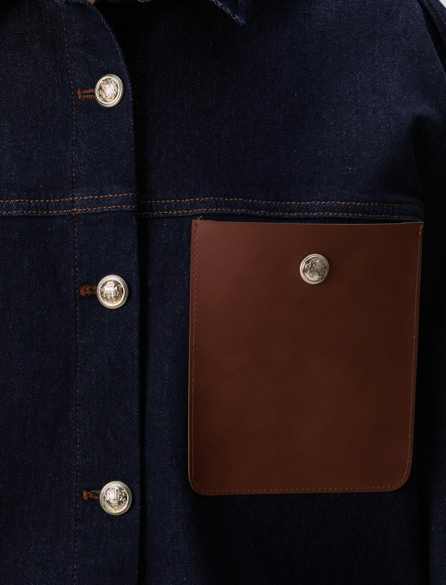 Network Kadın Mavi Denim Gömlek Network Kadın Mavi Denim Gömlek