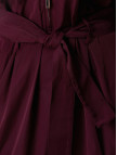 Network Kadın Vişne Midi Kuşaklı Elbise