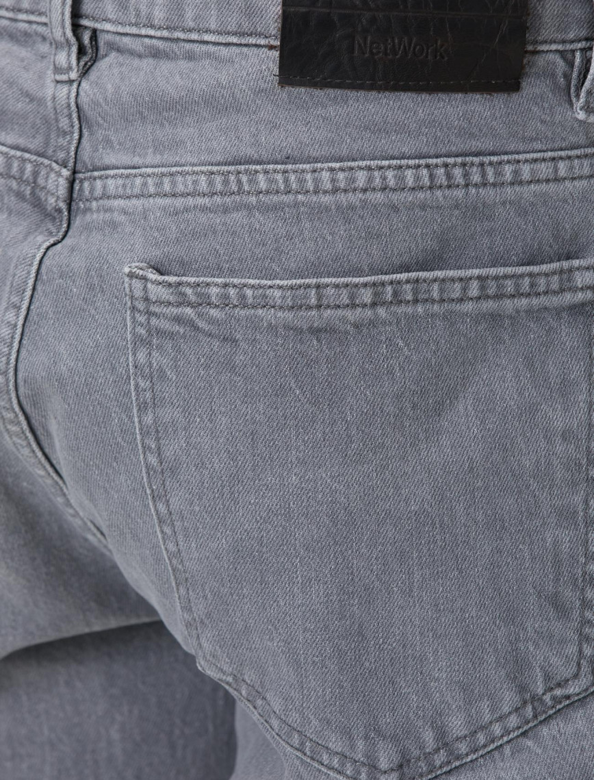 Network Erkek Açık Gri Denim Pantolon Network Erkek Açık Gri Denim Pantolon