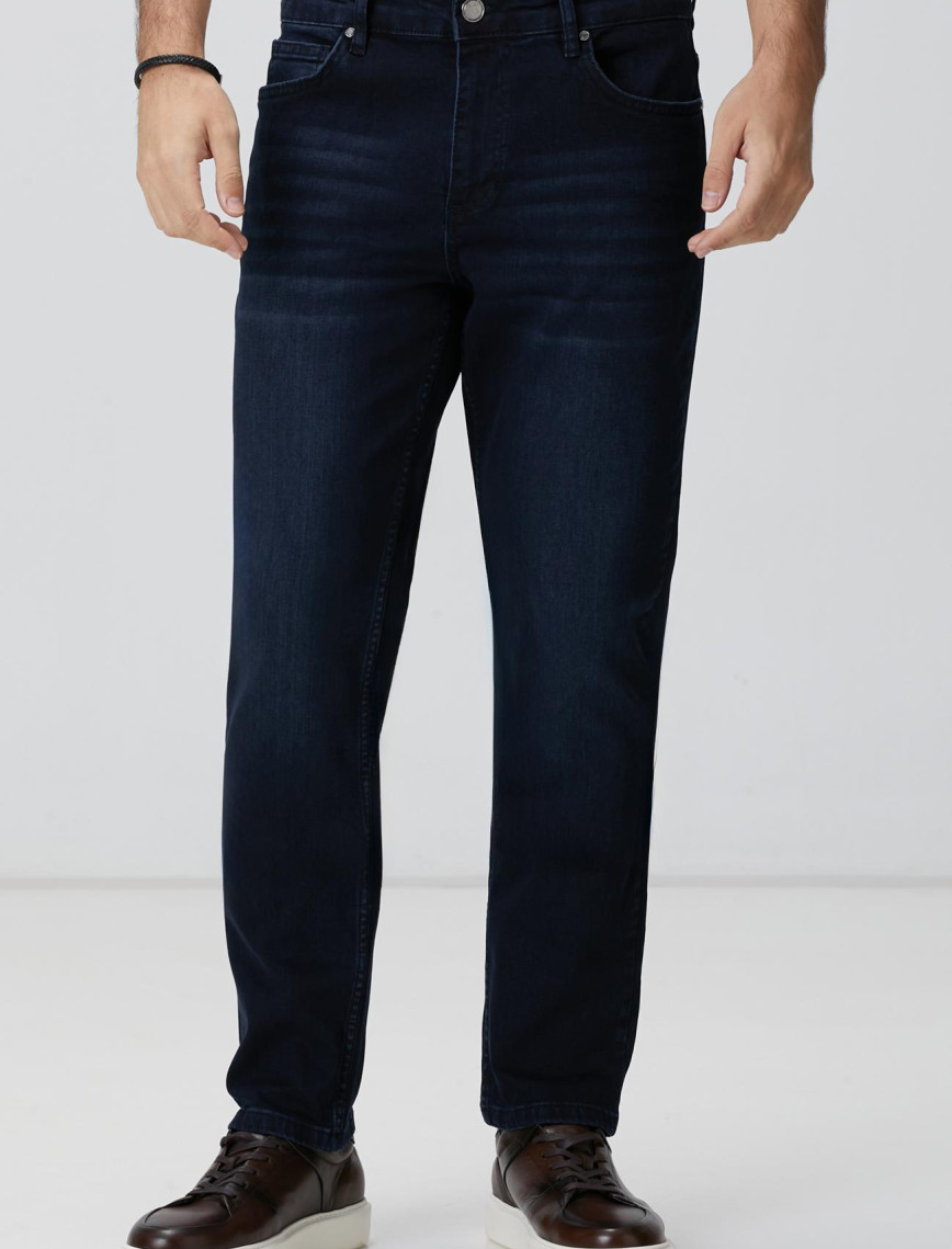 Network Erkek Koyu Lacivert Denim Pantolon Network Erkek Koyu Lacivert Denim Pantolon