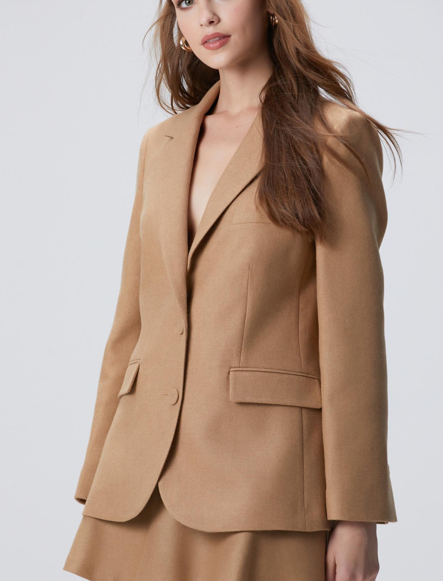 Network Kadın Koyu Bej Ceket Network Kadın Koyu Bej Ceket
