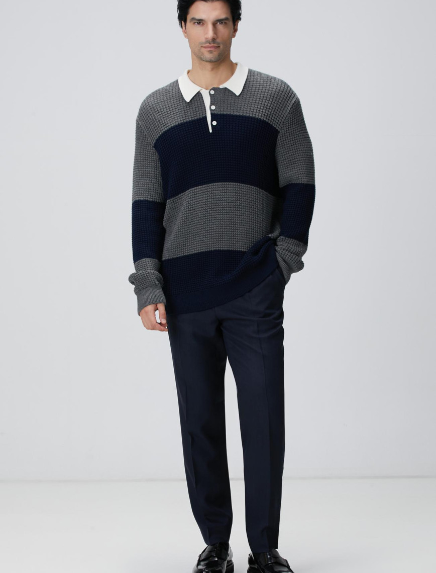 Network Erkek Siyah Jakarlı Comfort Fit Pantolon Network Erkek Siyah Jakarlı Comfort Fit Pantolon