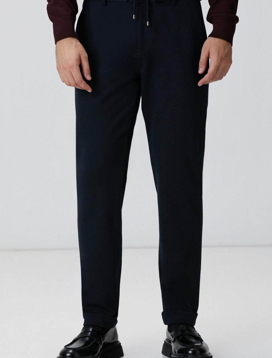 Network Erkek Lacivert Örme Pantolon Network Erkek Lacivert Örme Pantolon