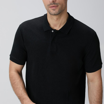 Network Erkek Siyah Polo Yaka T-shirt Network Erkek Siyah Polo Yaka T-shirt