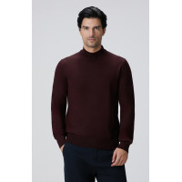 Network Erkek Bordo Yün Karışımlı Kazak Network Erkek Bordo Yün Karışımlı Kazak