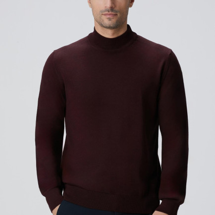 Network Erkek Bordo Yün Karışımlı Kazak Network Erkek Bordo Yün Karışımlı Kazak