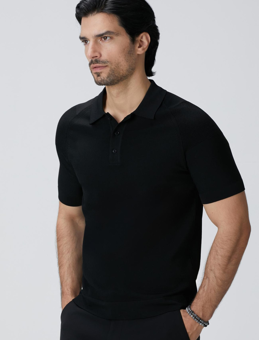 Network Erkek Siyah Triko Kazak Network Erkek Siyah Triko Kazak