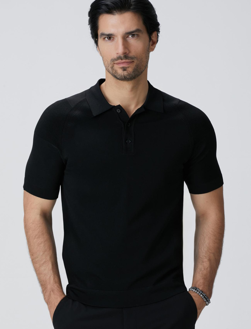 Network Erkek Siyah Triko Kazak Network Erkek Siyah Triko Kazak