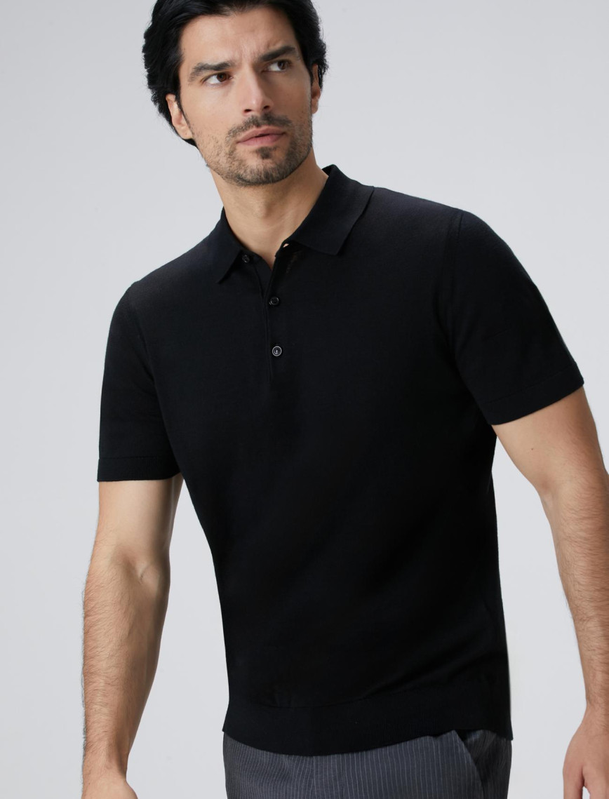 Network Erkek Siyah Basic Triko Kazak Network Erkek Siyah Basic Triko Kazak