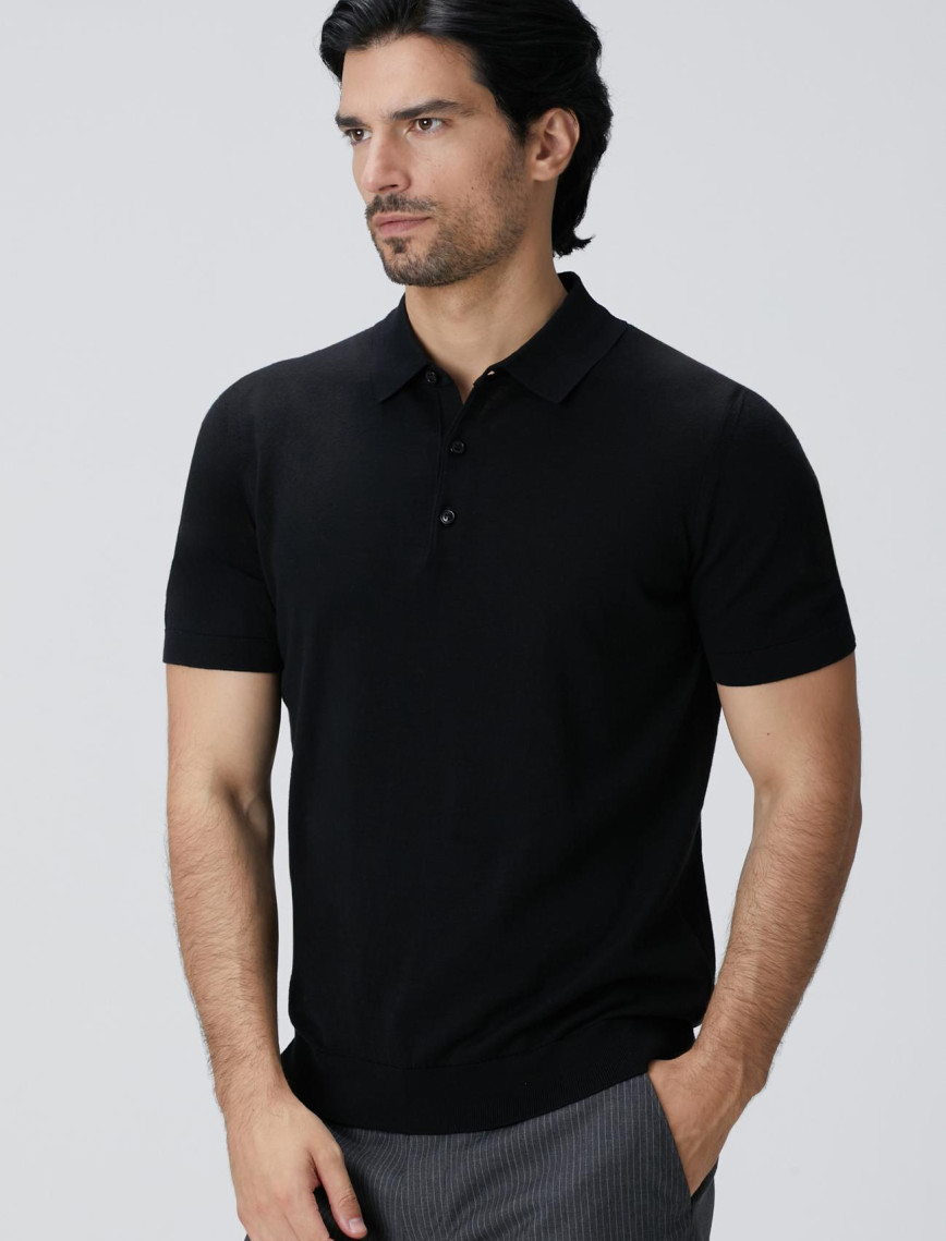 Network Erkek Siyah Basic Triko Kazak Network Erkek Siyah Basic Triko Kazak