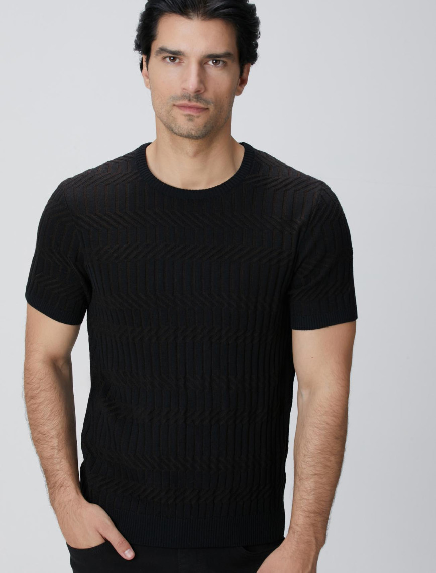 Network Erkek Kahverengi Yün Karışımlı Kazak Network Erkek Kahverengi Yün Karışımlı Kazak