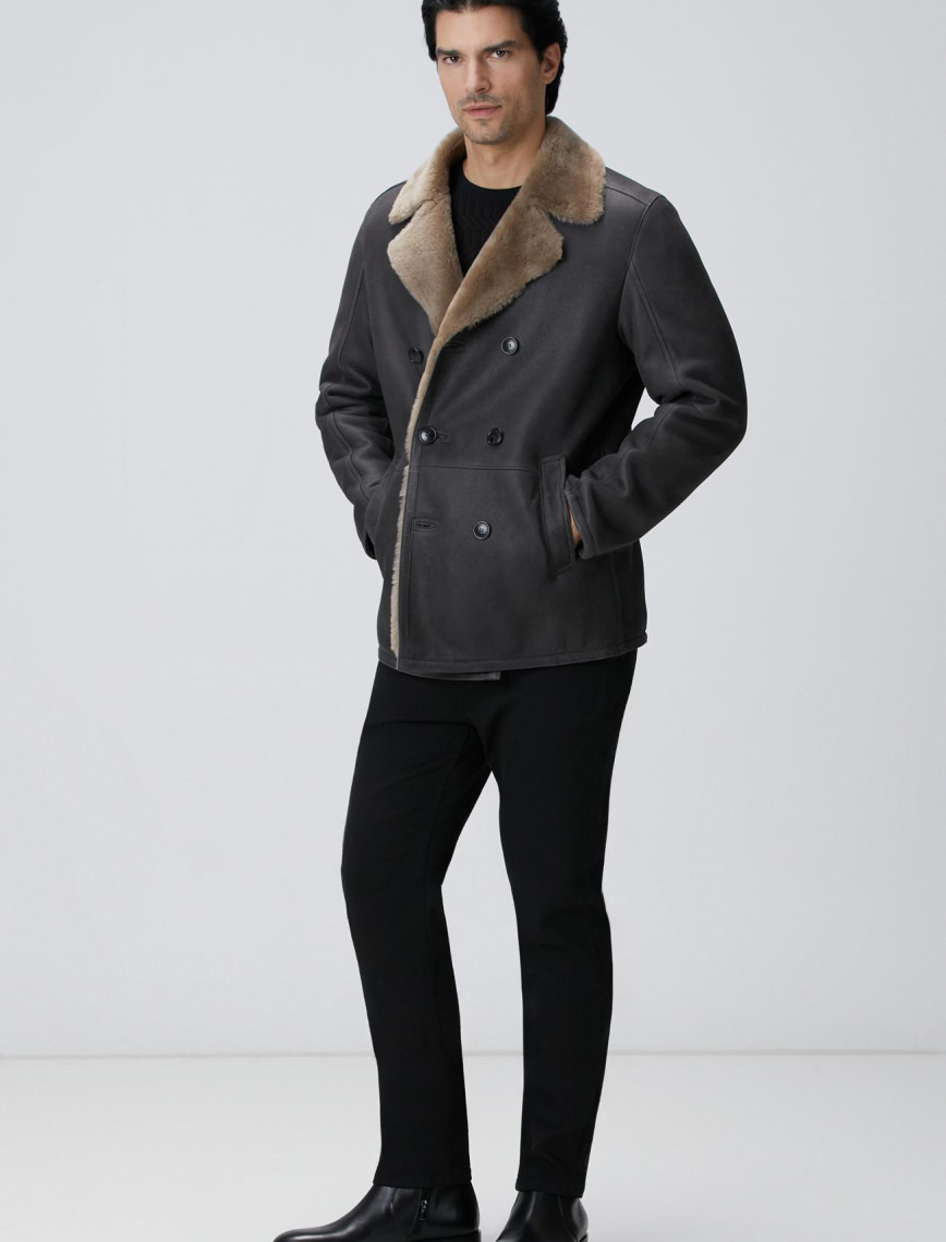 Network Erkek Kahverengi Yün Karışımlı Kazak Network Erkek Kahverengi Yün Karışımlı Kazak