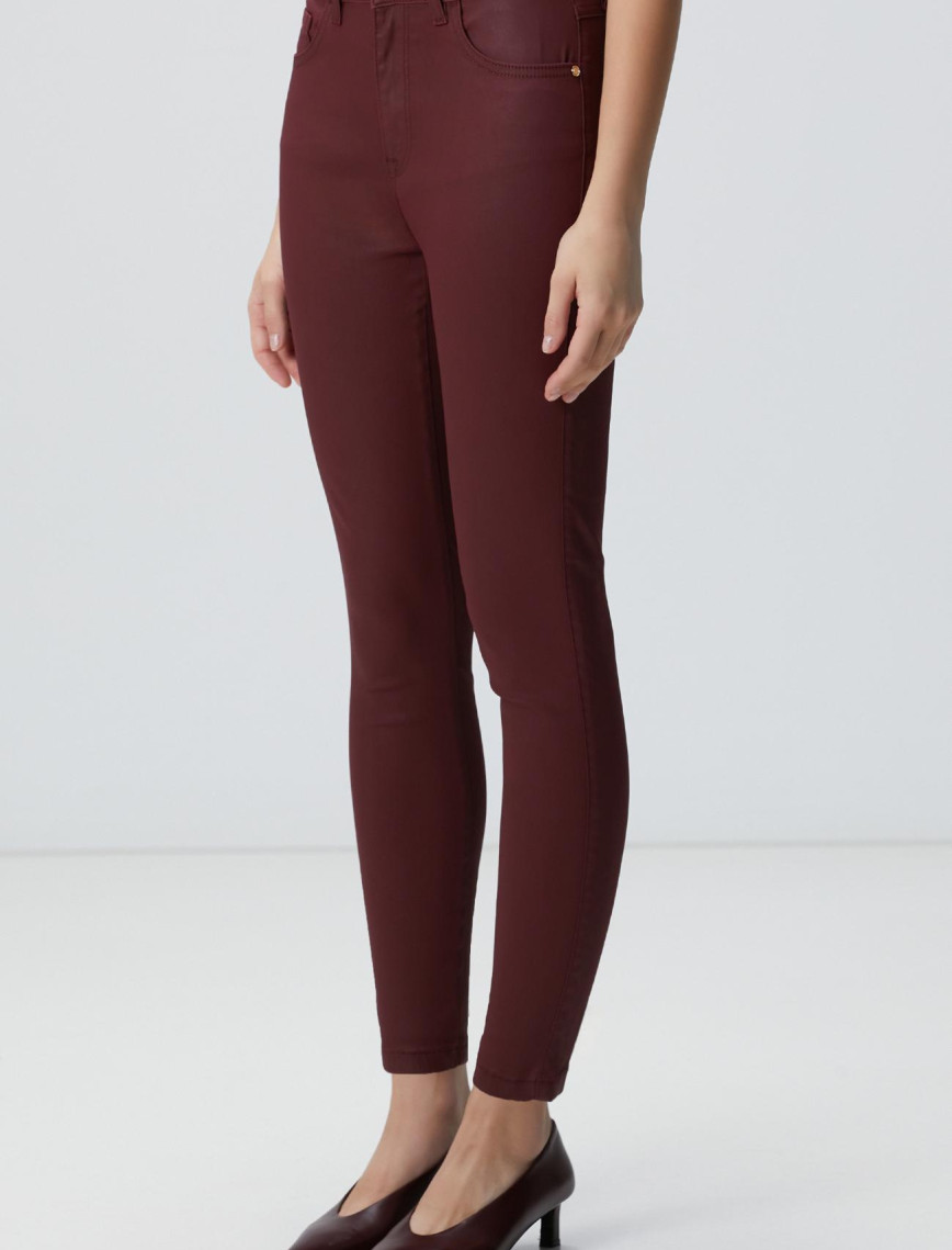 Network Kadın Bordo Denim Pantolon Network Kadın Bordo Denim Pantolon