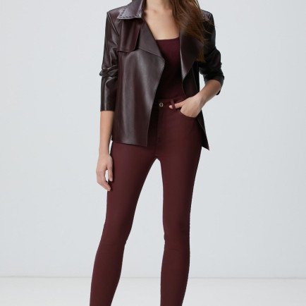 Network Kadın Bordo Denim Pantolon Network Kadın Bordo Denim Pantolon