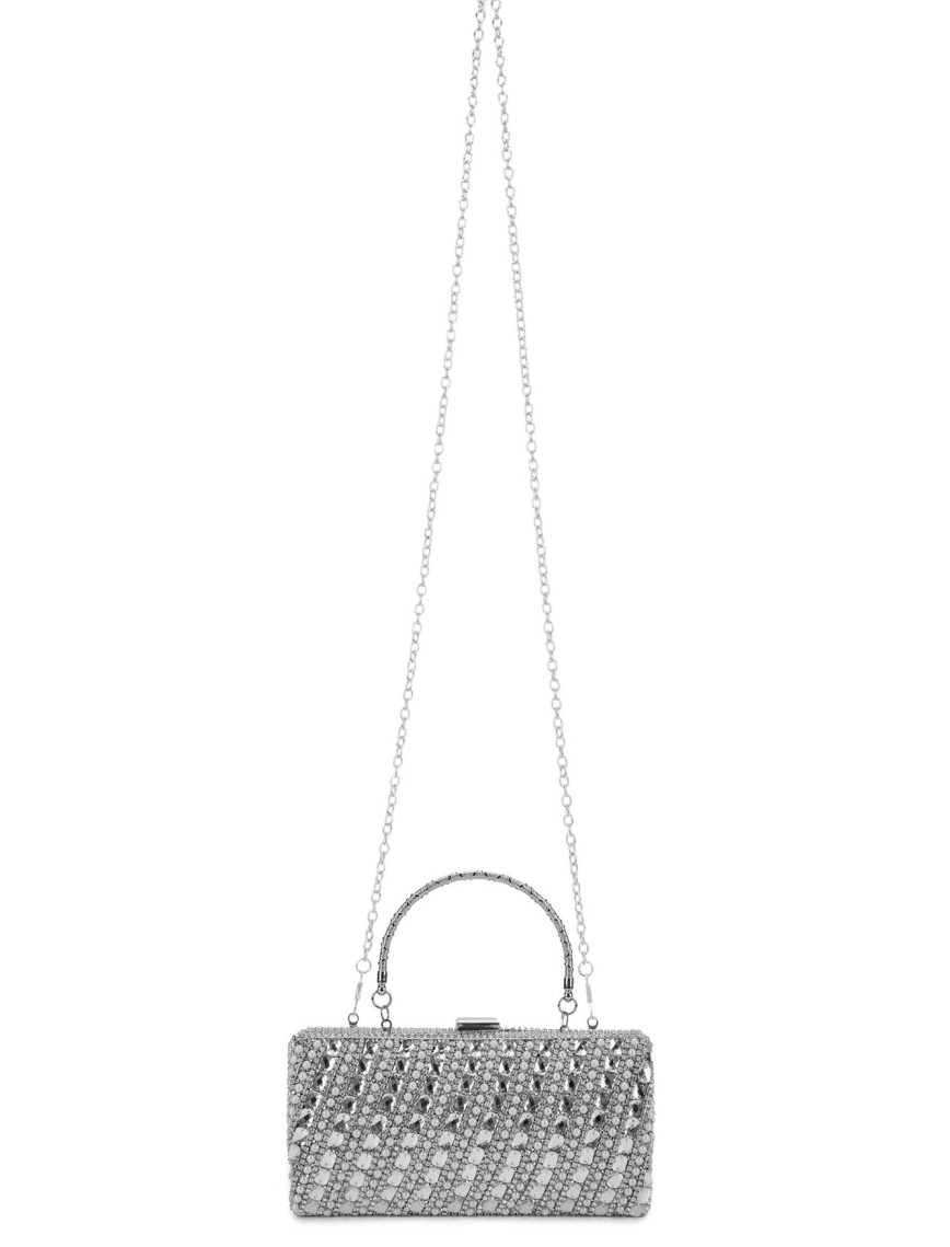 Tamer Tanca Kadın Vegan Gri Abiye Çanta Tamer Tanca Kadın Vegan Gri Abiye Çanta