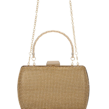 Tamer Tanca Kadın Vegan Sarı Abiye Çanta