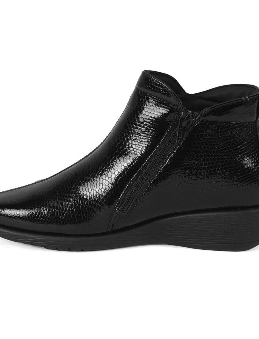 Jailyn Siyah Kadın DesaComfort Fermuarlı Deri Bot Jailyn Siyah Kadın DesaComfort Fermuarlı Deri Bot