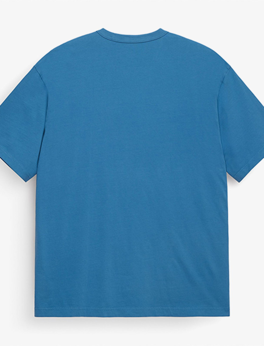 Alpha Industries Essential Erkek Mavi T-Shirt