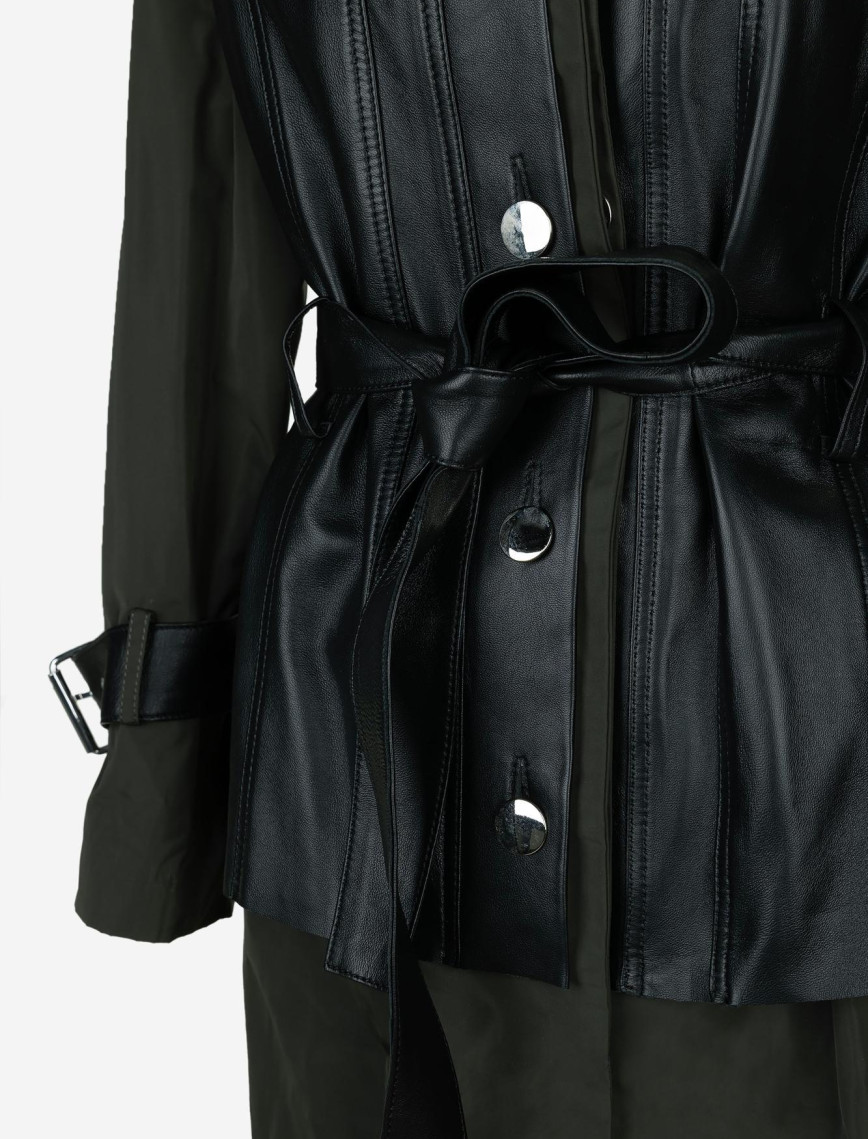 Valmenti Kadın Hakiki Deri Haki Süet Deri Mont Valmenti Kadın Hakiki Deri Haki Süet Deri Mont