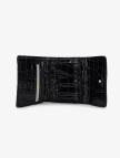 Valmenti Kadın Hakiki Deri Siyah Kroko Cüzdan Valmenti Kadın Hakiki Deri Siyah Kroko Cüzdan