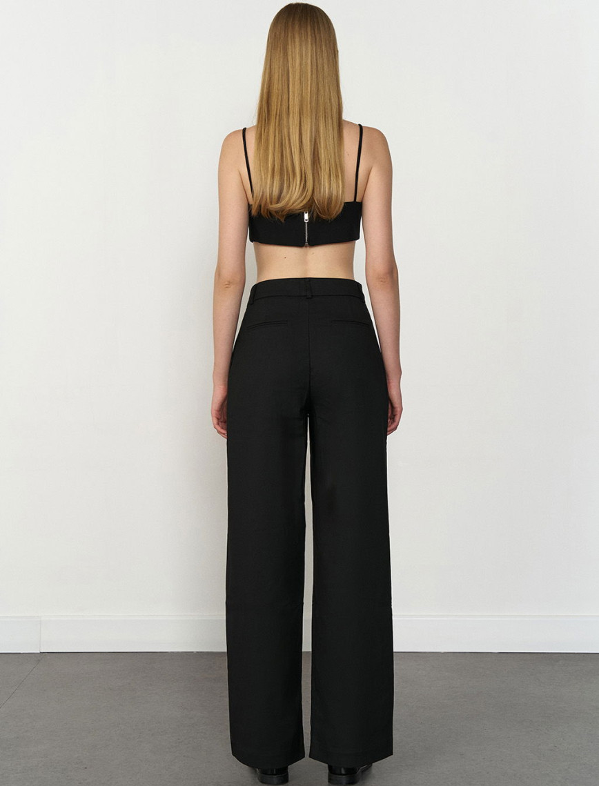 Pileli Pantolon Pileli Pantolon