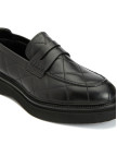 Divarese Erkek Siyah Dikiş Detaylı Deri Loafer Divarese Erkek Siyah Dikiş Detaylı Deri Loafer