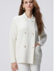 Network Kadın Kırık Beyaz Yün Karışımlı Triko Ceket Network Kadın Kırık Beyaz Yün Karışımlı Triko Ceket