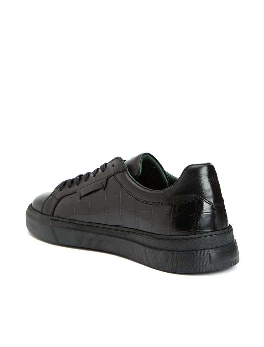 George Hogg Erkek Siyah Deri Sneaker George Hogg Erkek Siyah Deri Sneaker