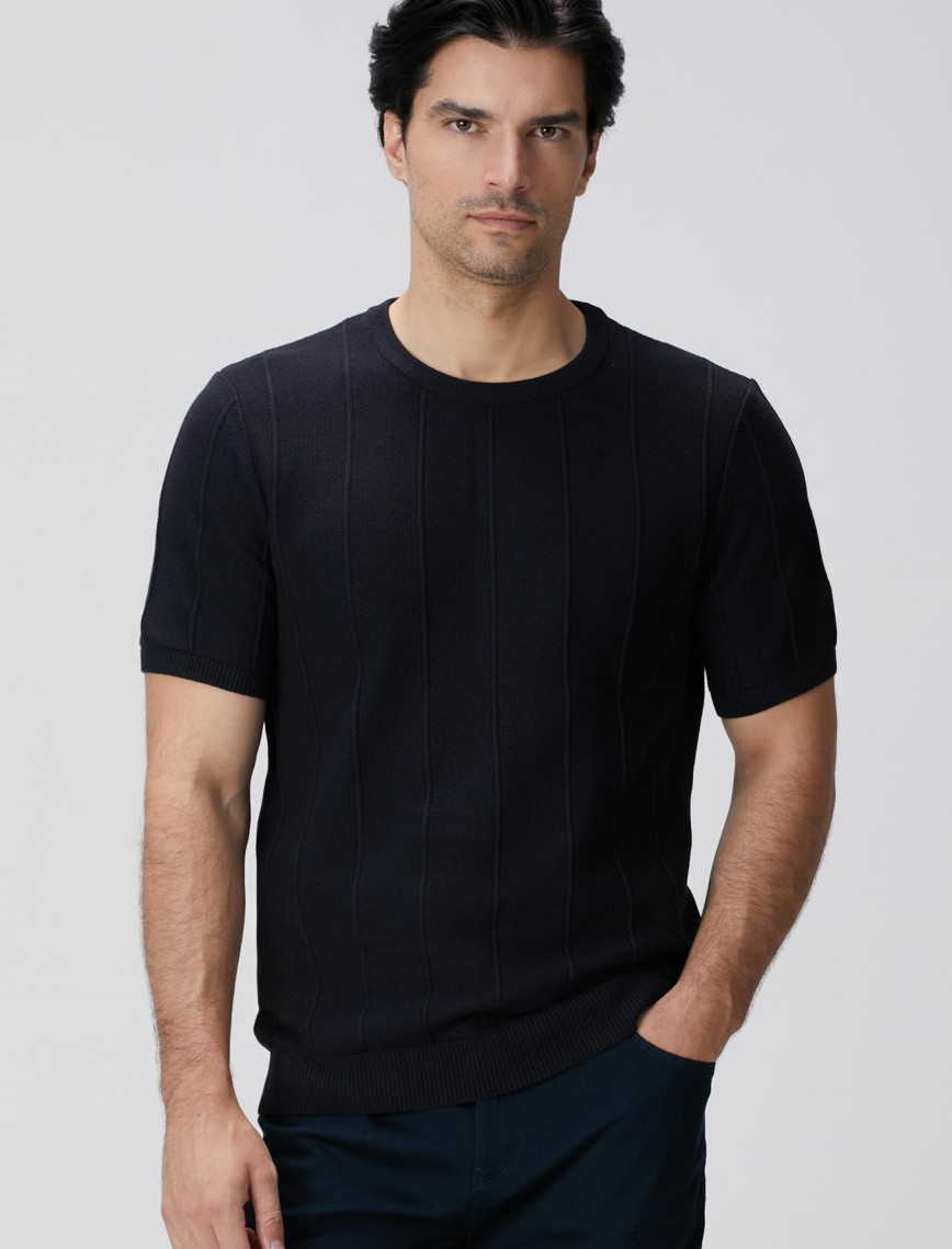 Network Erkek Siyah Jakarlı Triko Kazak Network Erkek Siyah Jakarlı Triko Kazak